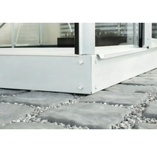 Växthus VITAVIA Venus 7500 383x195cm 7,5m² aluminium