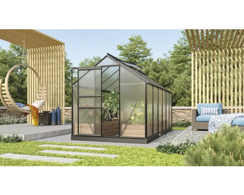 Växthus VITAVIA Venus 7500 383x195cm 7,5m² svart