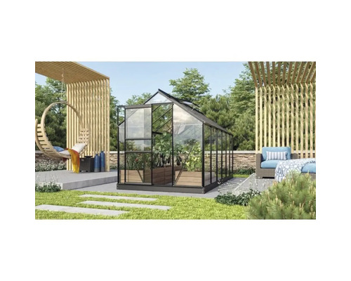 Växthus VITAVIA Venus 7500 383x195cm 7,5m² svart