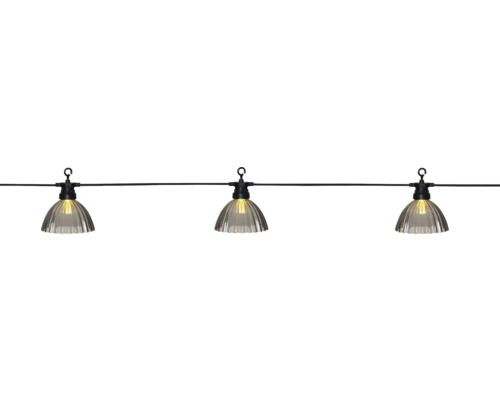 Ljuslinga EGLO plast LED 12L 4,9m Ljusslinga med tre lampor