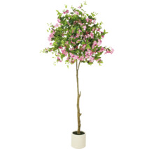 Konstgjort bougainvilleaträd i kruka som dekoration