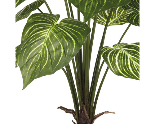 Konstgjord krukväxt med randiga blad