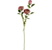 Konstgjord rosengren med blommor och blad