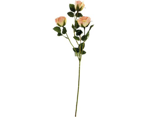 Konstgjord rosengren med tre blommor
