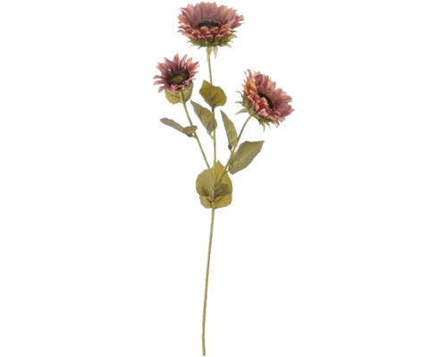 Dekorativ konstgjord blomma med blommor och blad