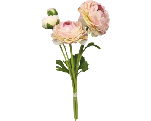 Bukett med konstgjorda ranunkelblommor