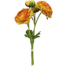 Bukett med konstgjorda gul-orange ranunkler