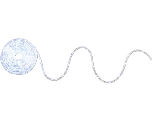 Ljusslang LAFIORA 20m + 5m anslutningkabel 400 neutralvita LED inkl. 6h timer LED ljusslang upprullad