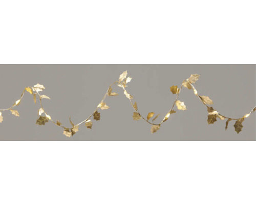 Dekorativ ljusslinga med blad för inomhusbruk