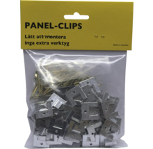 Förpackning med panelclips och spikar