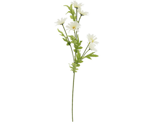 Konstgjord kvist krysantemum 61cm vit Dekorativ konstgjord blomma prästkrage