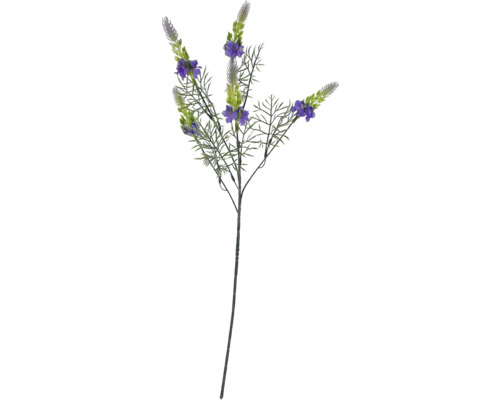 Konstgjord kvist lupin 81cm lila Dekorativ konstgjord blomma med blomliknande blad