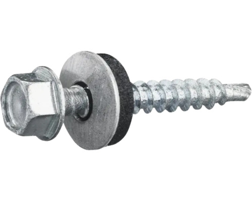 Plåtskruv med tätningsbricka