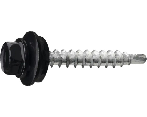 Borrskruv med tätningsbricka