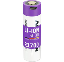 21700 litiumjonbatteri med 5000 mAh och German Quality Check
