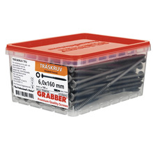 Träskruv GRABBER C4 6,0x160mm försänkt 100-pack TFU60160