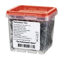 Träskruv GRABBER C4 5,0x40mm försänkt 200-pack TFU5040
