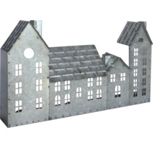 Dekorativ husrad av metall