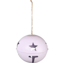 Dekorativ klocka med stjärnmönster och hängsnöre