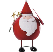 Dekorativ Santa Claus figur med stjärnor och hatt