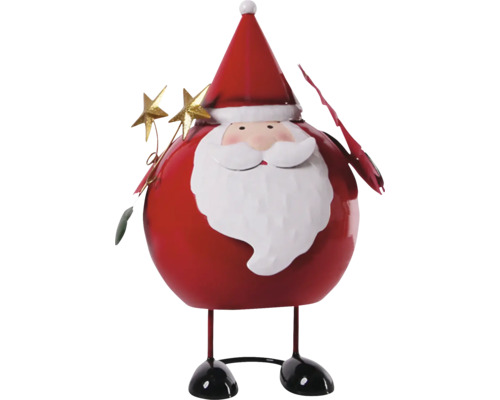 Dekorativ Santa Claus figur med stjärnor och hatt