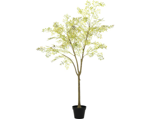 Dekorativ konstgjord träd med kruka för inomhusbruk