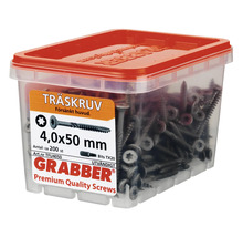 Träskruvar 4,0x50 mm i plastlåda