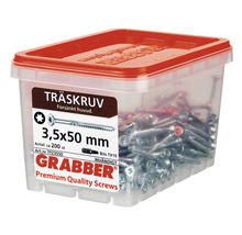 Träskruvar 3,5x50 mm i behållare