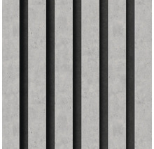 Betongpaneler med linjär design för väggdekoration