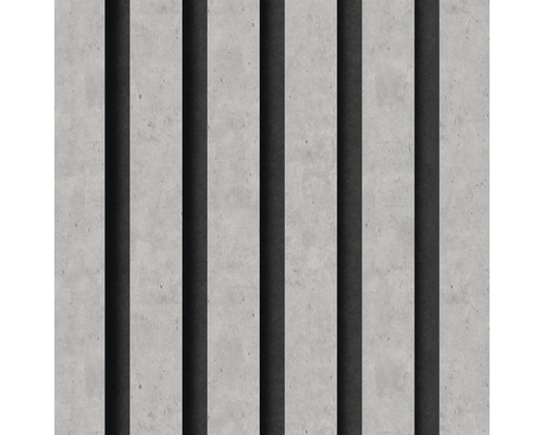 Betongpaneler med linjär design för väggdekoration