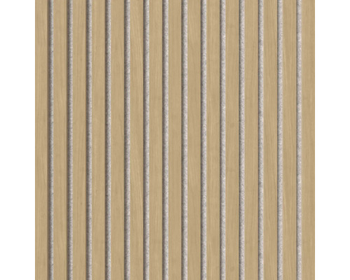 Träpaneler med stenremsor