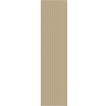 Träpanel med lamellstruktur för väggdekoration