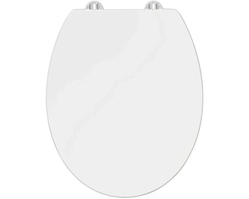 Toalettsits med mjukstängning FORM&STYLE maui vit matt med LED-belysning Easy Cleaning