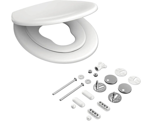 Toalettsits med fästmaterial