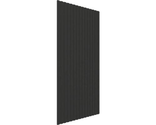 Dekorativ panel med vertikala lameller för väggdekoration