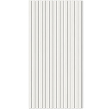 Vita paneler med vertikala spår