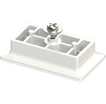 Plastdistans med skruv