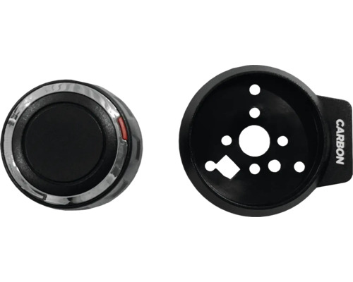 Två bilder av en kolkonstruktionskomponent för bevattningssystem