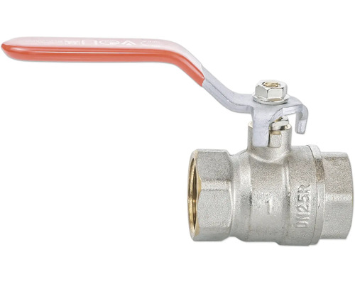 Kulventil i mässing med spak