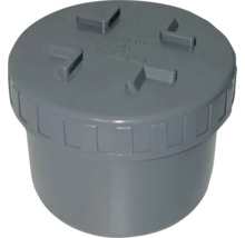 Grått inspektionslock i plast