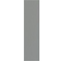 Dekorativ platta med vertikala spår för väggbeklädnad