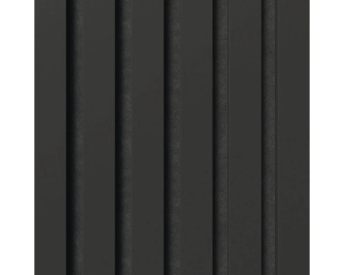 Närbild av väggpaneler med spår för dekorativa ändamål