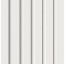 Närbild av en vit, spårad väggpanel