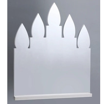 Väggspegel med hylla i marockansk stil