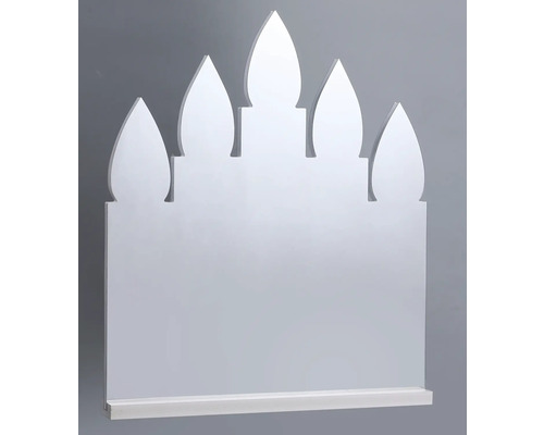 Väggspegel med hylla i marockansk stil