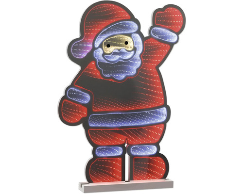 Julbelysning LAFIORA jultomte 330 flerfärgade LED inkl. 6h timer Jultomte silhuett med belysning som juldekoration