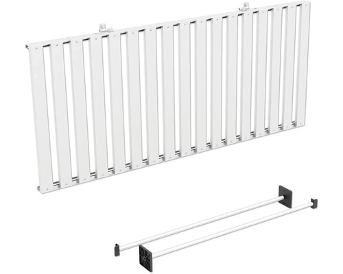 Insynsskydd av plast med tillbehör