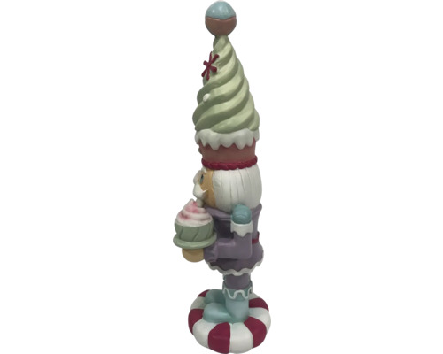 Dekorativ figur av en godisjultomte