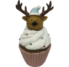 Dekorativ renfigur i form av en cupcake med mössa