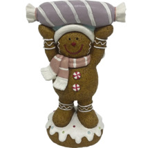 Pepparkaksgubbe figur med godisdekoration